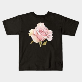 Dreamy Vintage Floral | Dark Background Kids T-Shirt